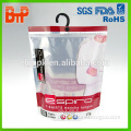 clear plastic zipper bag with handle